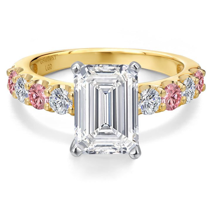 Ring in 14K Two Tone Gold