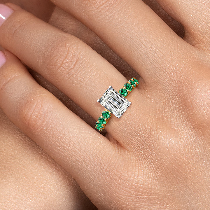 Ring in 14K Two Tone Gold