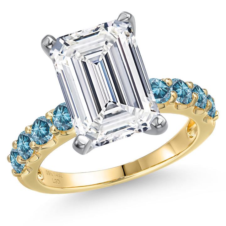 Center 5Ct_9_Ring in 14K Two Tone Gold