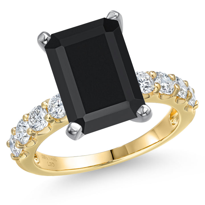 Onyx - December_6_Ring in 14K Two Tone Gold