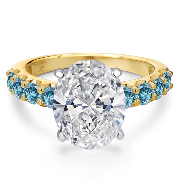 Ring in 14K Two Tone Gold