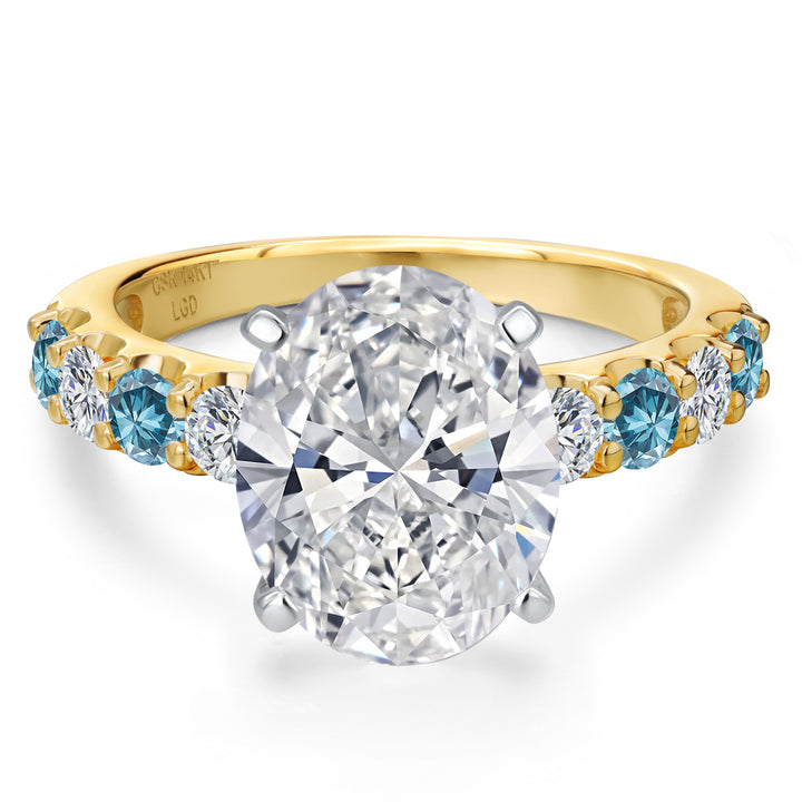 Ring in 14K Two Tone Gold