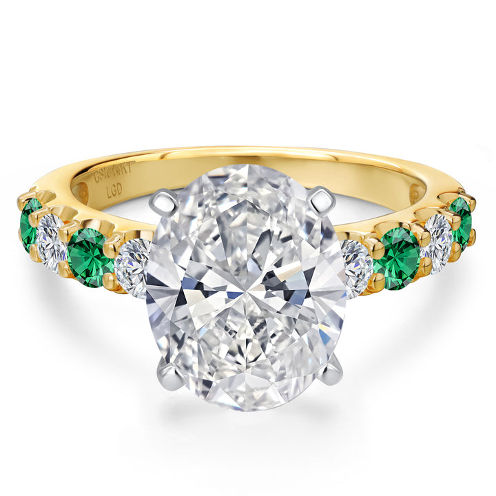 Ring in 14K Two Tone Gold