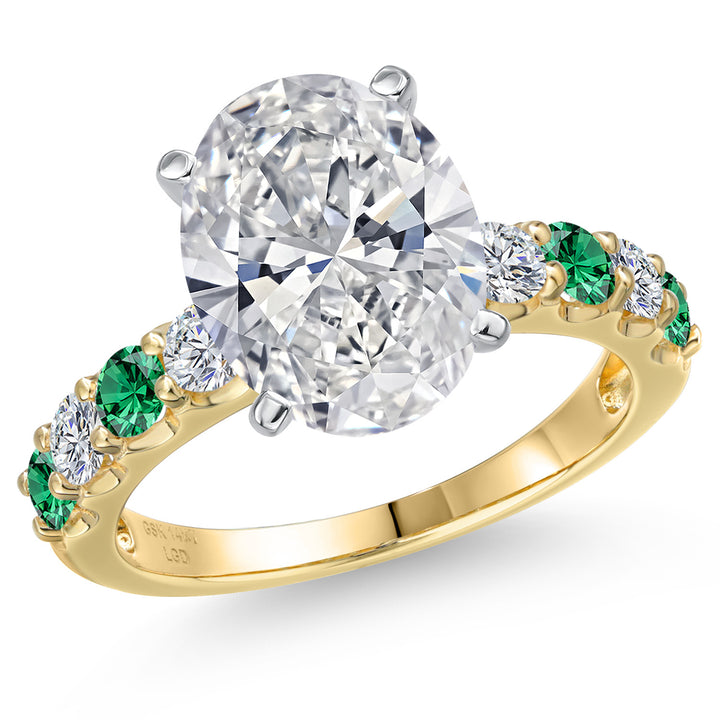 Ring in 14K Two Tone Gold