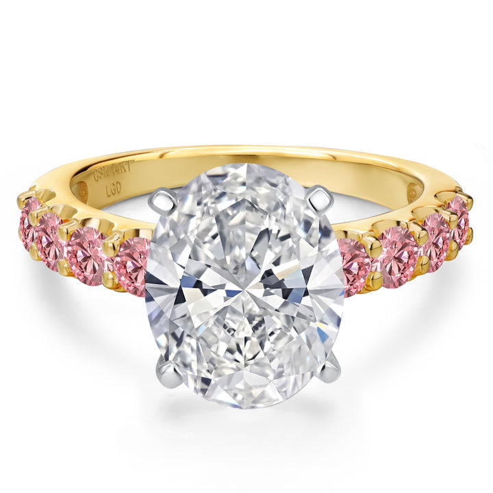Ring in 14K Two Tone Gold