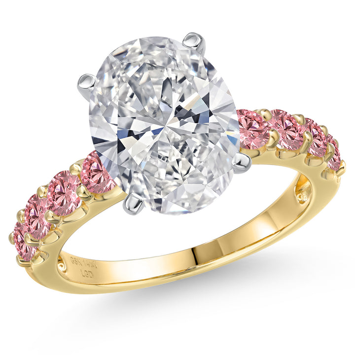 Ring in 14K Two Tone Gold