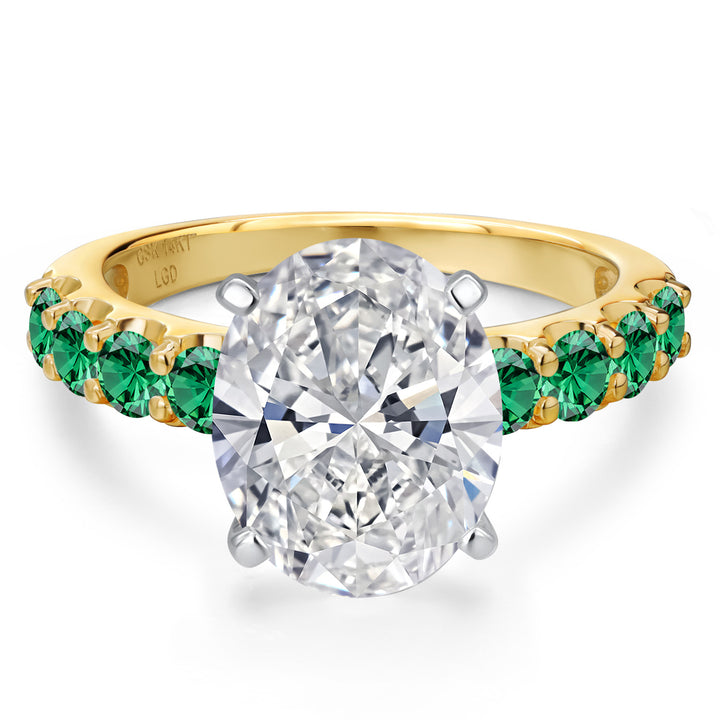 Ring in 14K Two Tone Gold