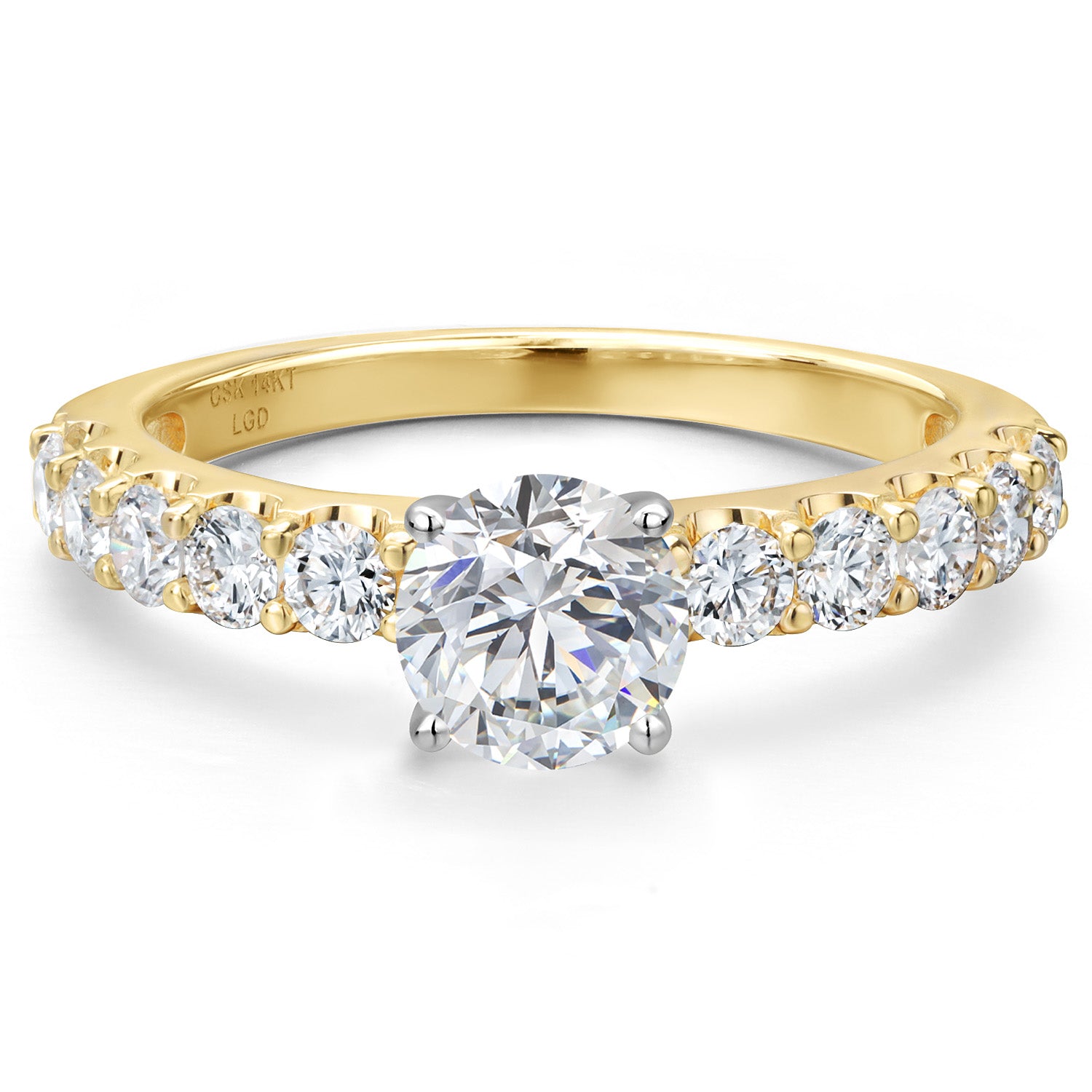 5_Ring in 14K Two Tone Gold