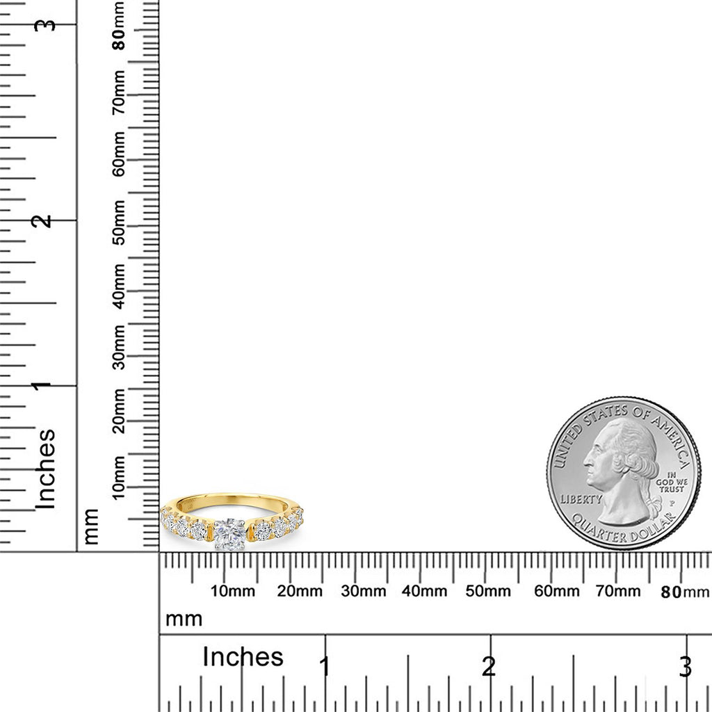 Lab Grown Diamond_7_Ring in 14K Two Tone Gold