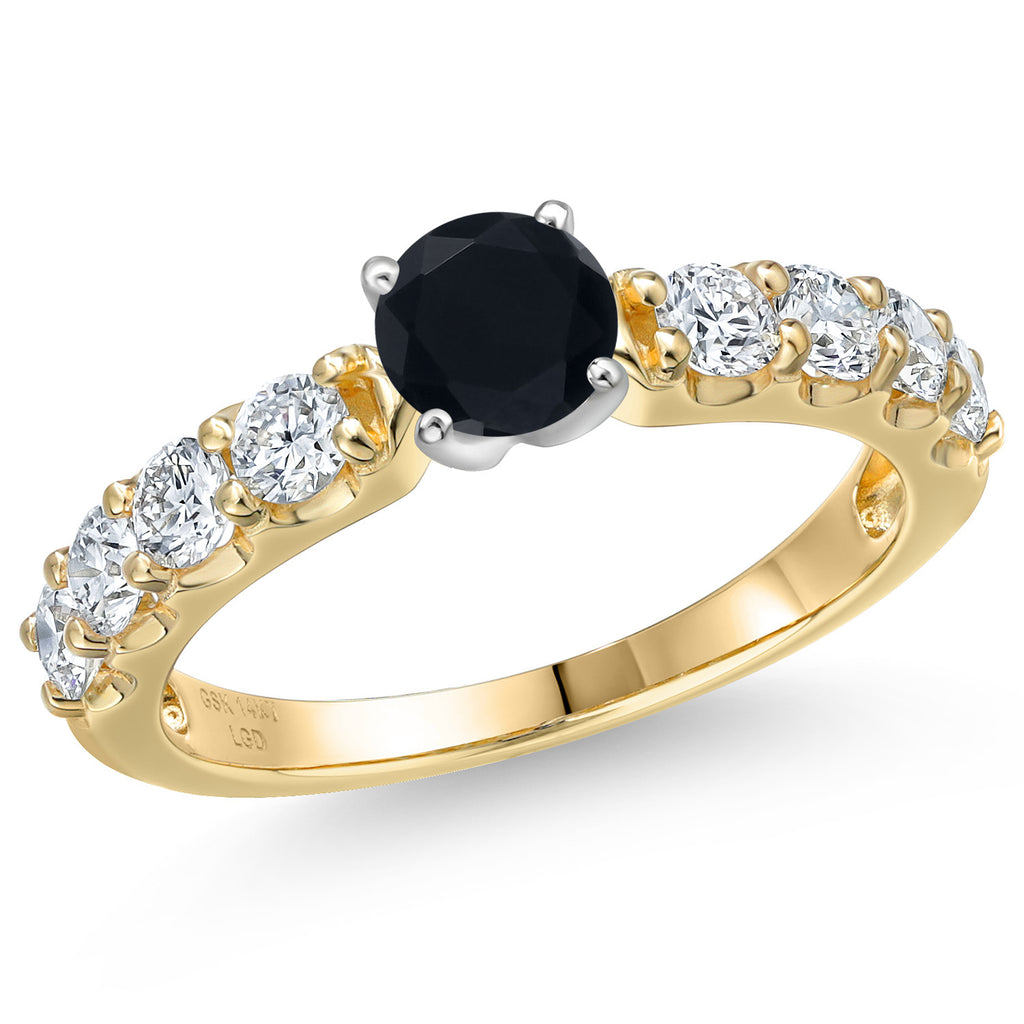 Onyx - December_6_Ring in 14K Two Tone Gold