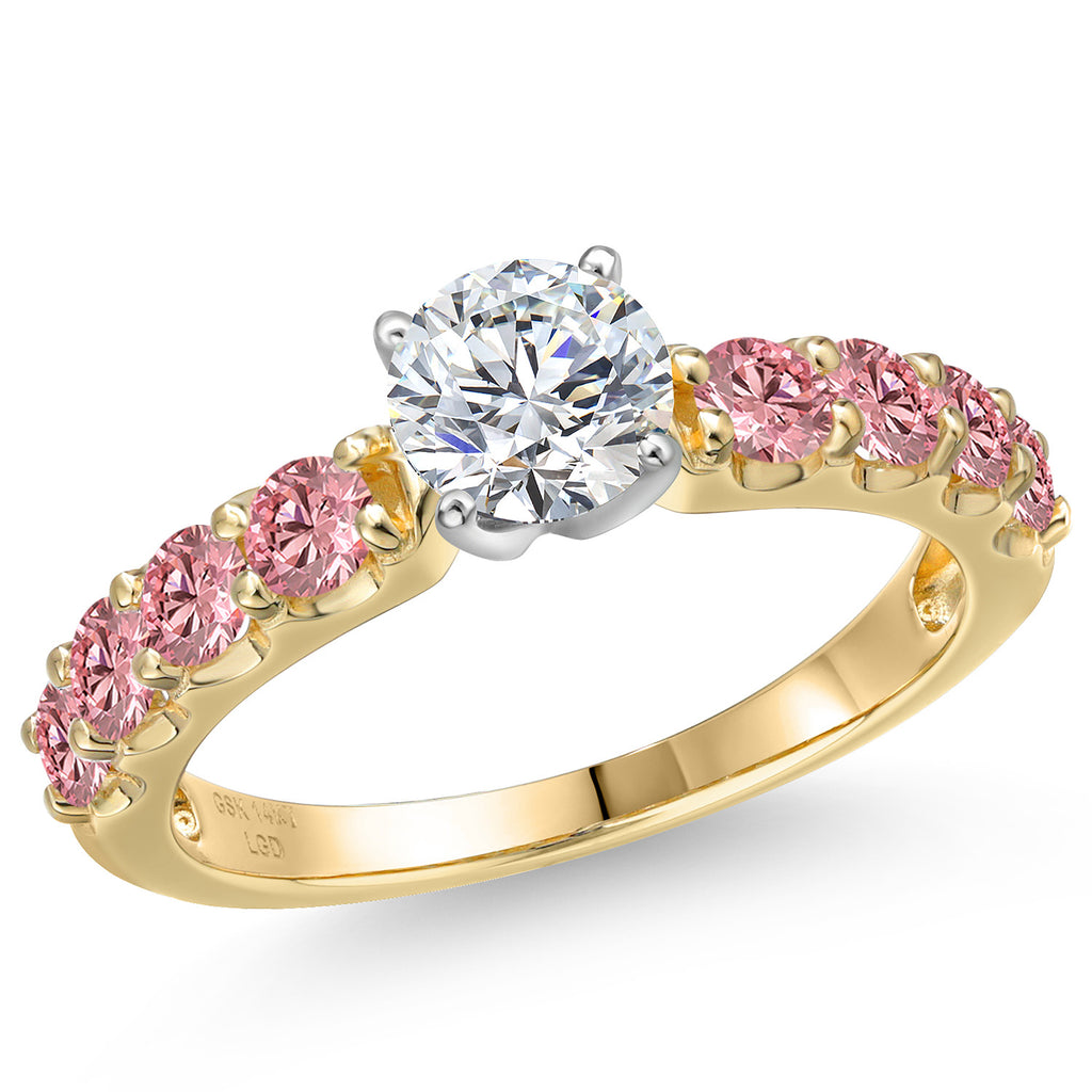 Center 0.75ct_5_Ring in 14K Two Tone Gold