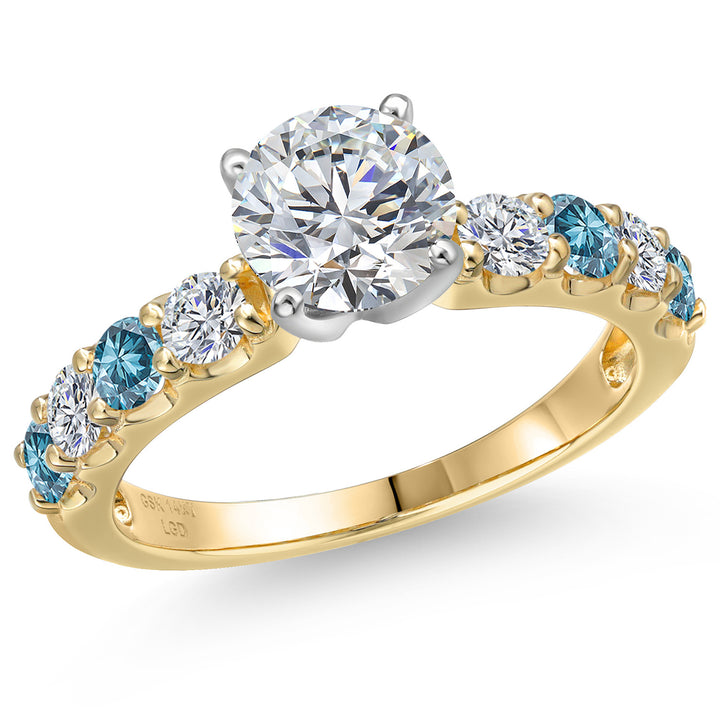 Center 1.5ct_9_Ring in 14K Two Tone Gold
