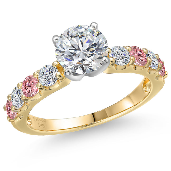 Center 1.5ct_8_Ring in 14K Two Tone Gold