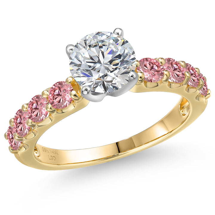 Center 1.5ct_8_Ring in 14K Two Tone Gold