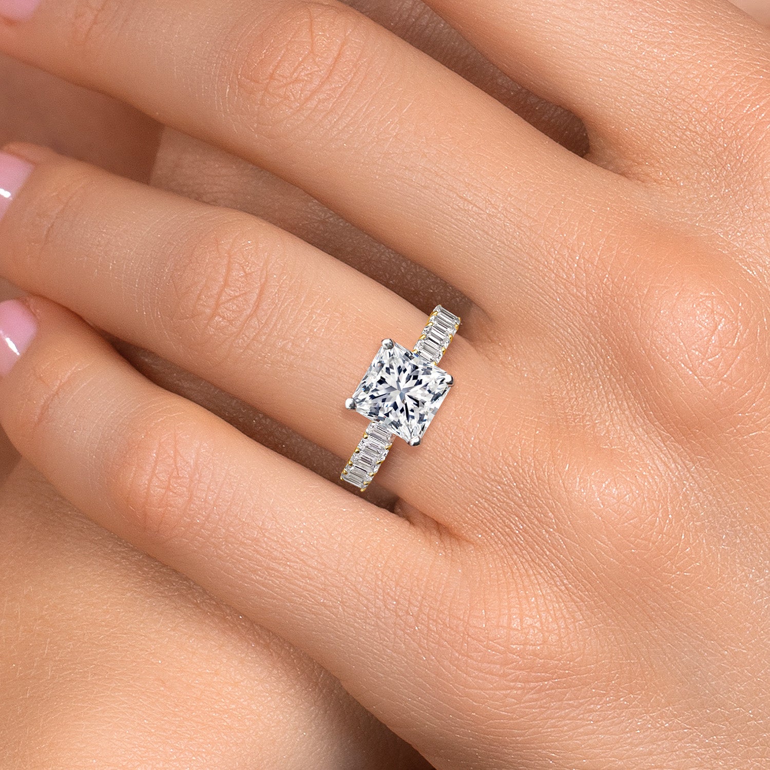 Center 5ct_7_Ring in 14K Two Tone Gold