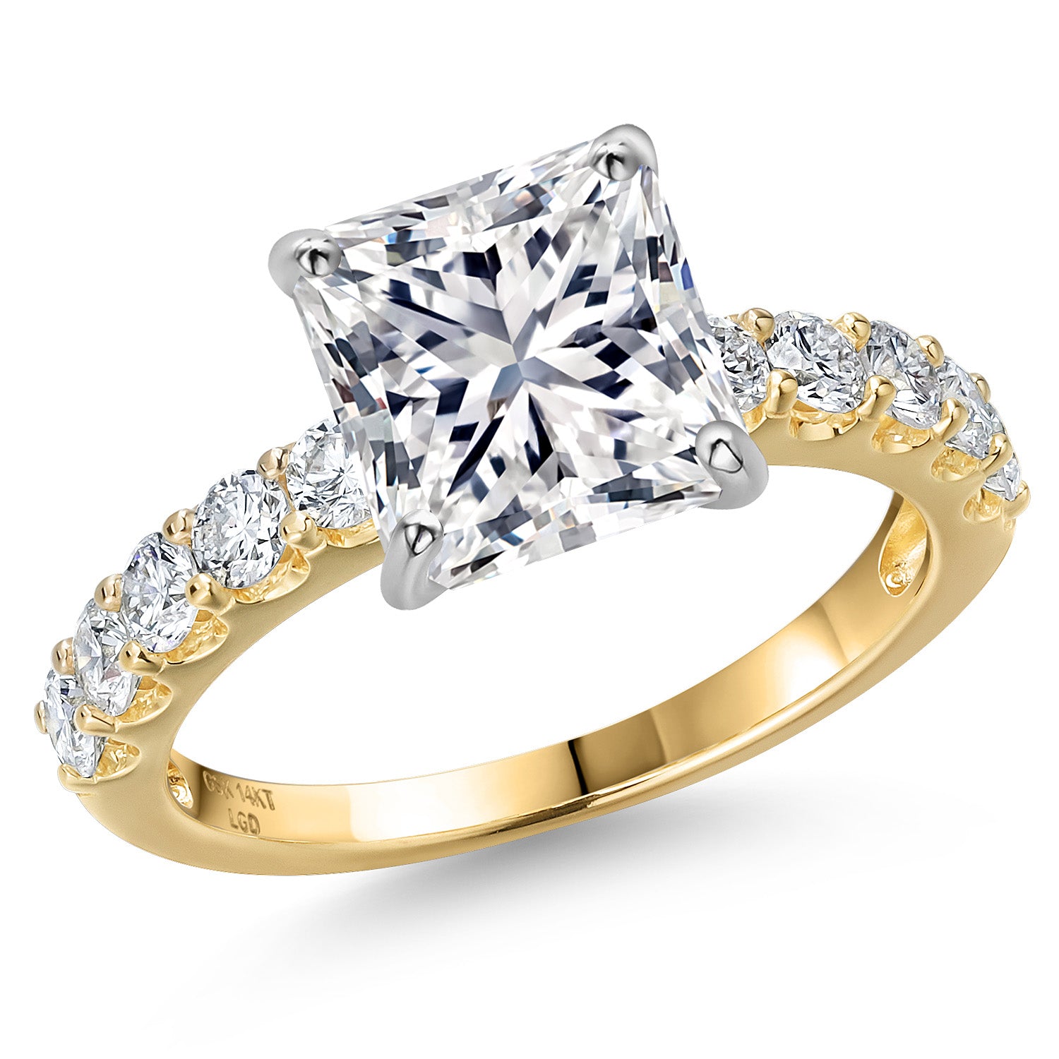 Center 4.00ct_9_Ring in 14K Two Tone Gold