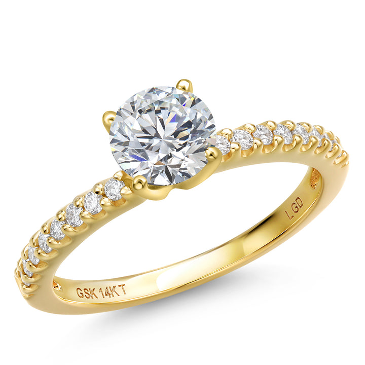 Center 0.75ct_5_Ring in 14K Yellow Gold