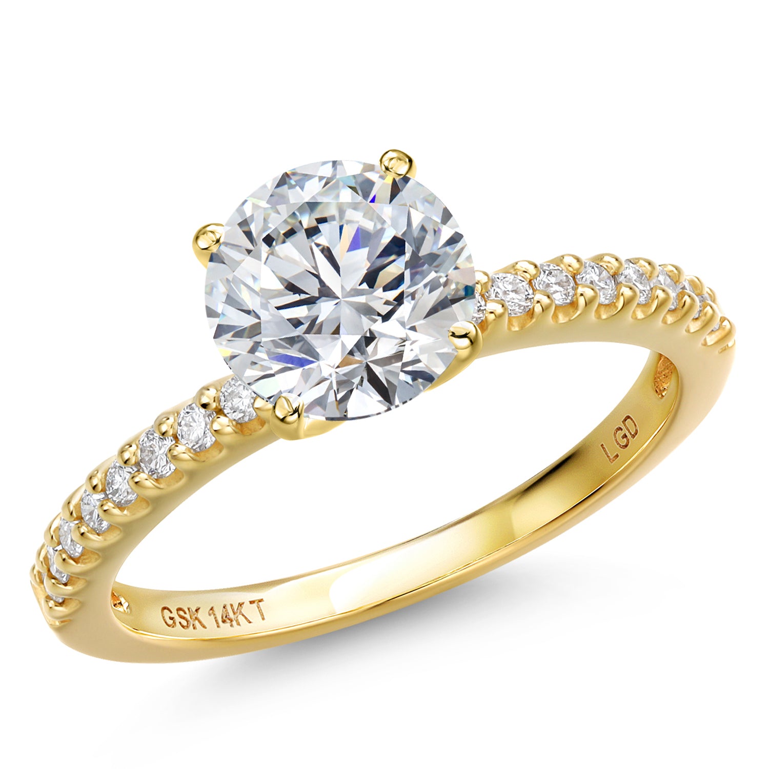 Center 2.00ct_7_Ring in 14K Yellow Gold