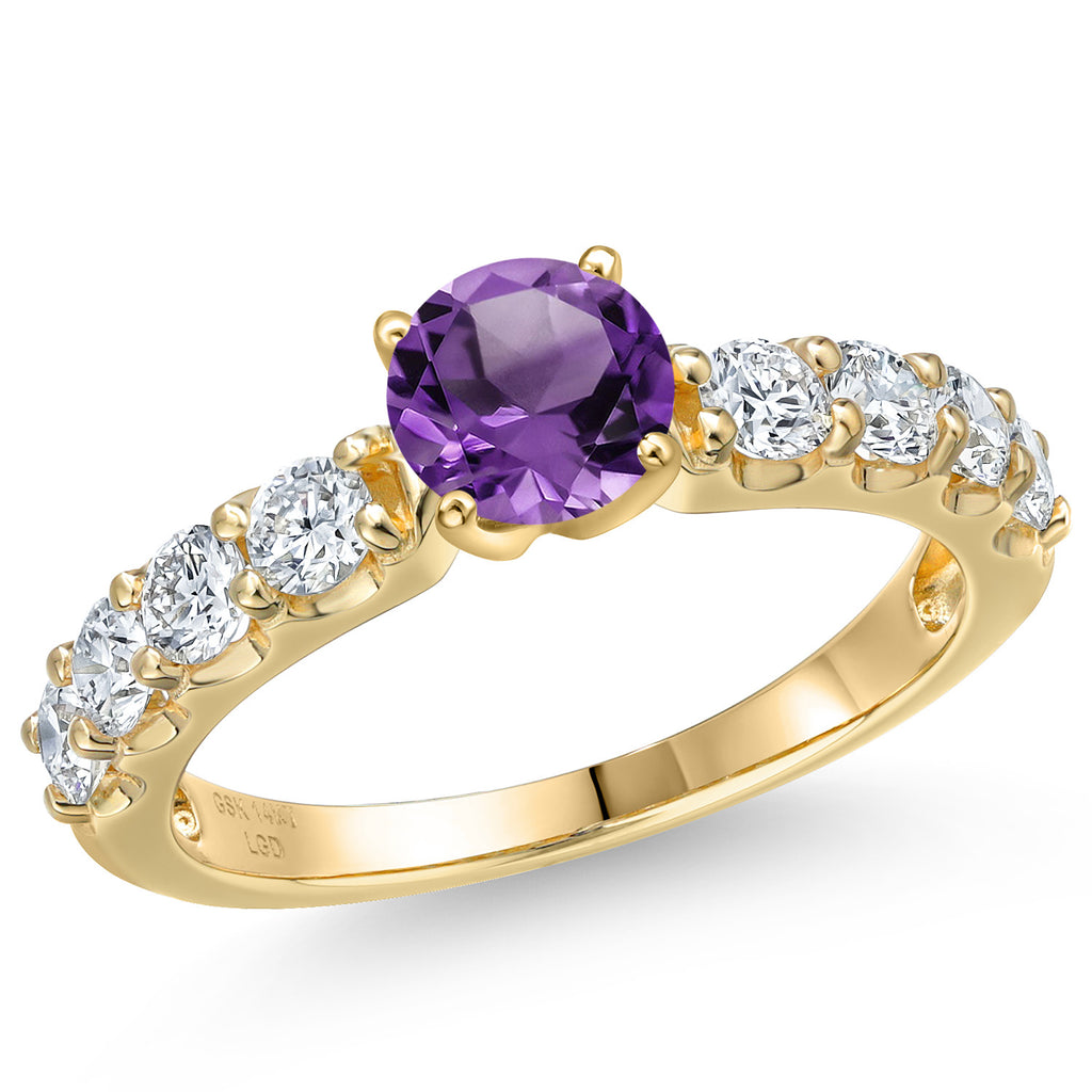 Amethyst - February_8_Ring in 14K Yellow Gold