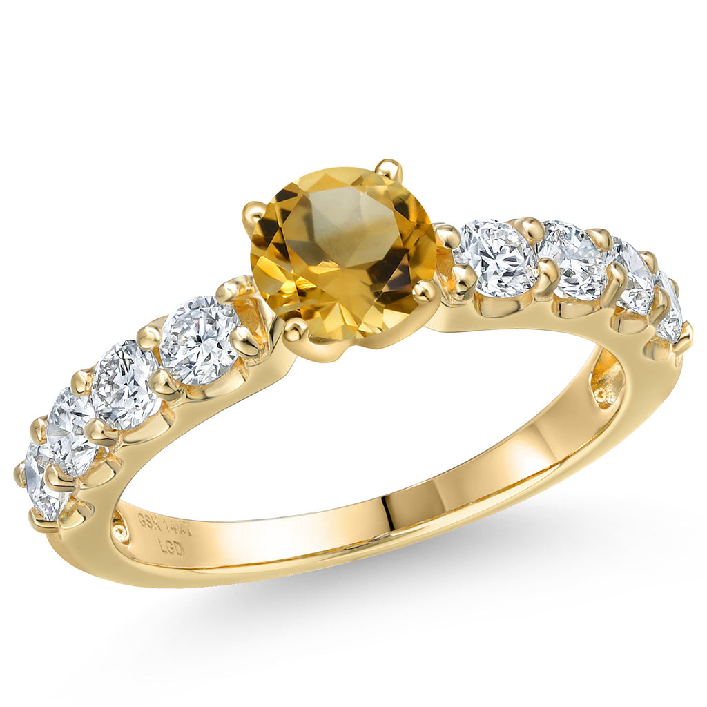 Citrine - November_6_Ring in 14K Yellow Gold