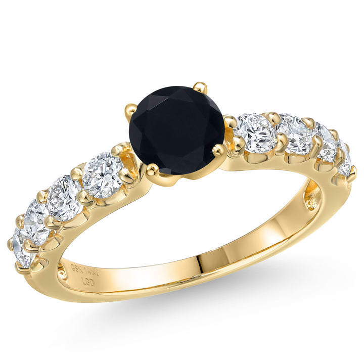 Onyx - December_5_Ring in 14K Yellow Gold