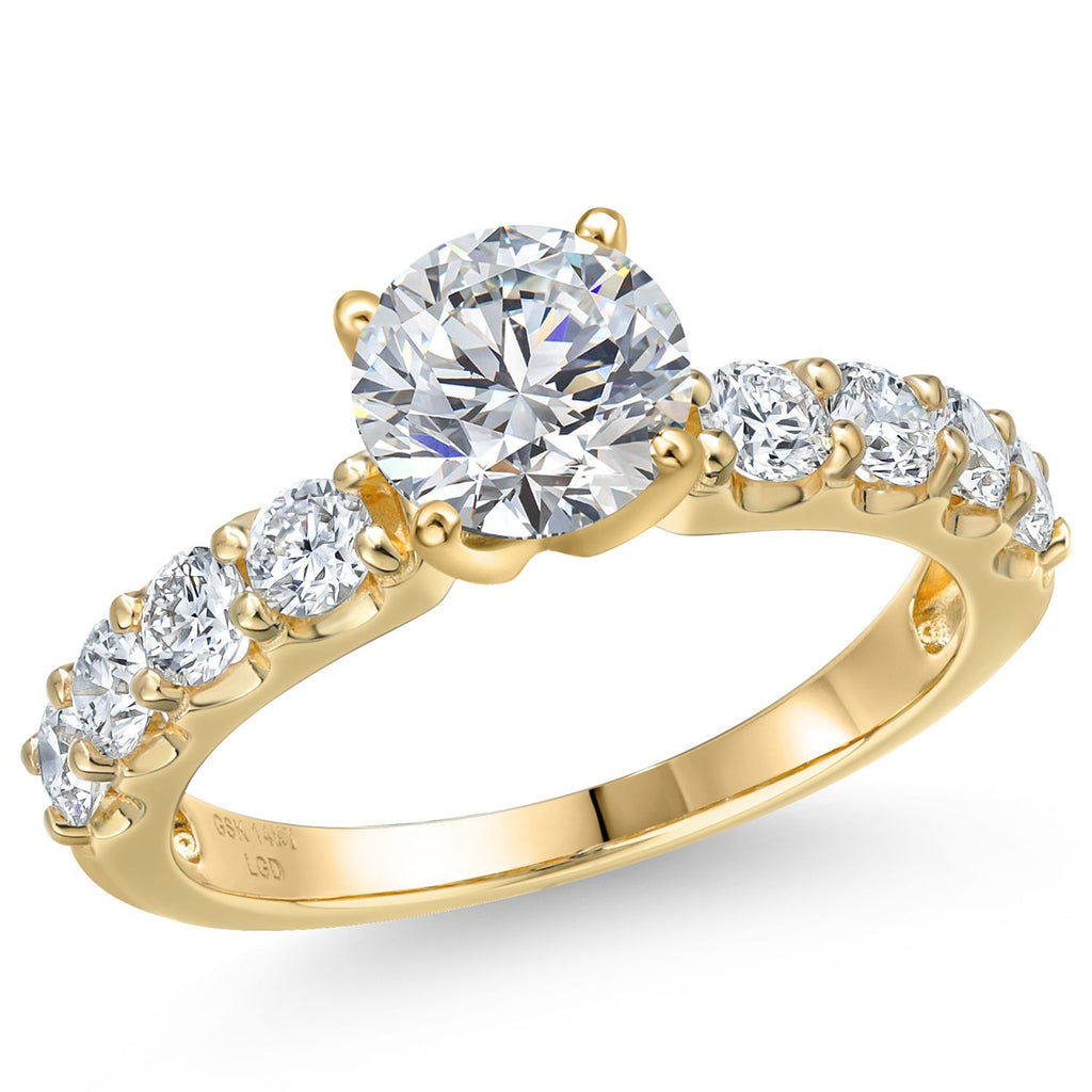 Center 1.5ct_9_Ring in 14K Yellow Gold