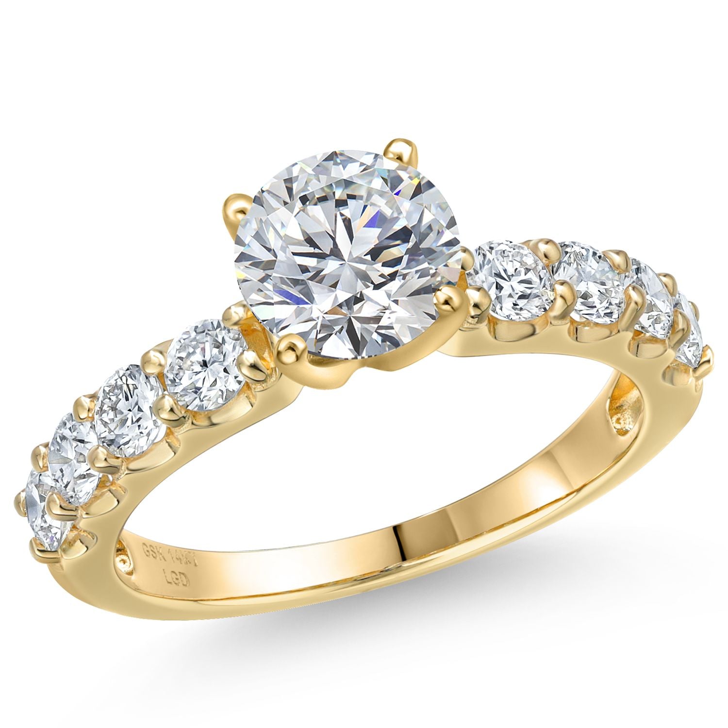 Center 1.5ct_8_Ring in 14K Yellow Gold