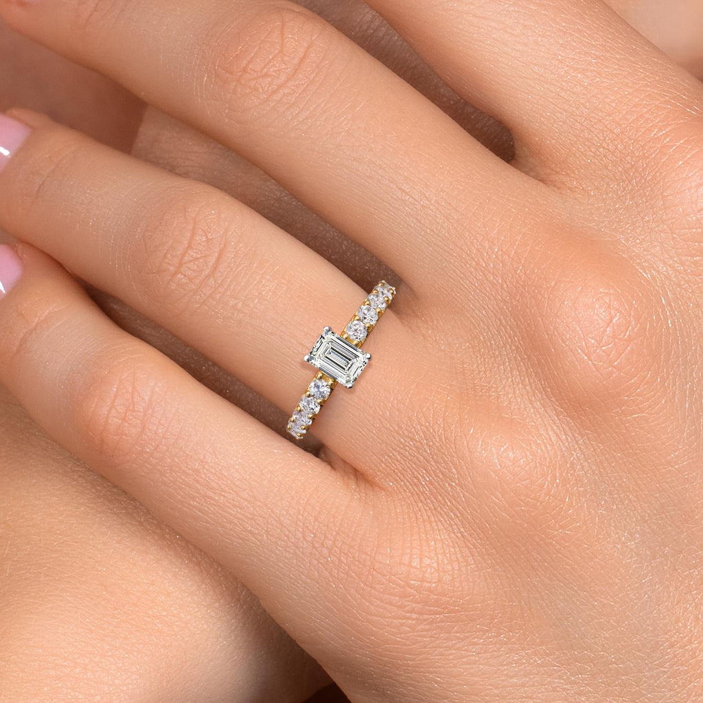Ring in 14K Two Tone Gold