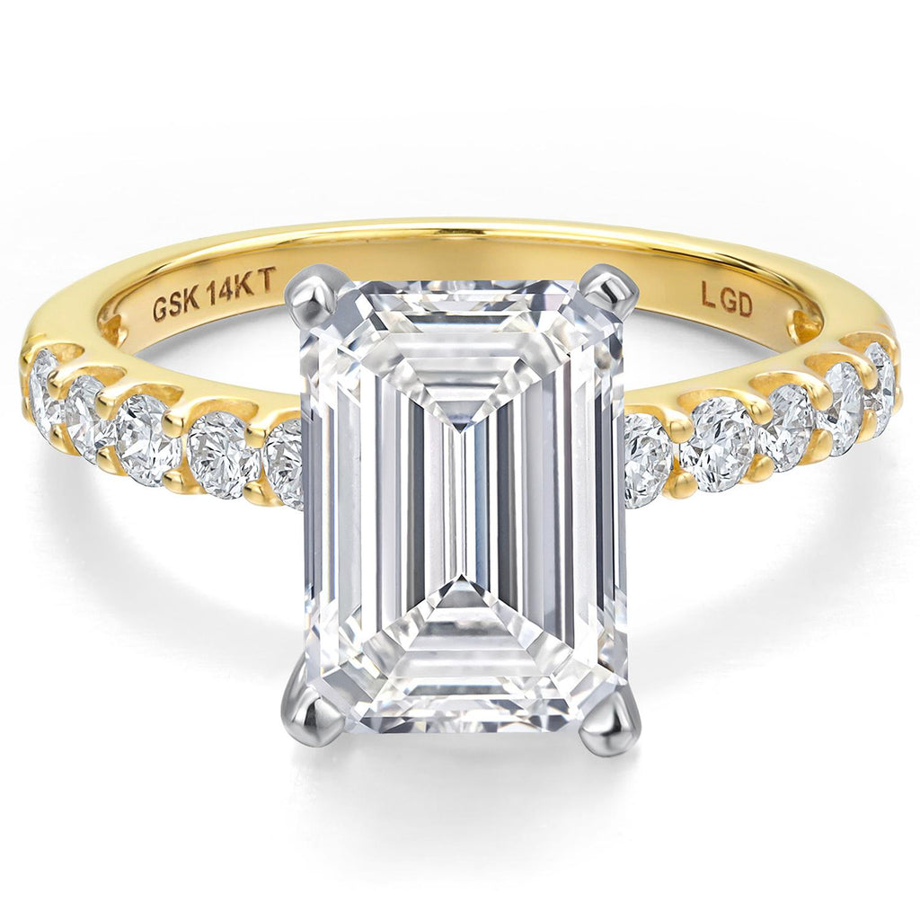 Center 4ct_Ring in 14K Two Tone Gold