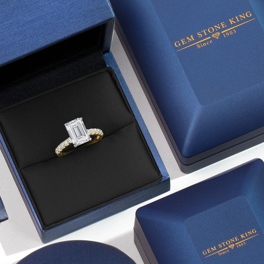 Center 4ct_Ring in 14K Two Tone Gold