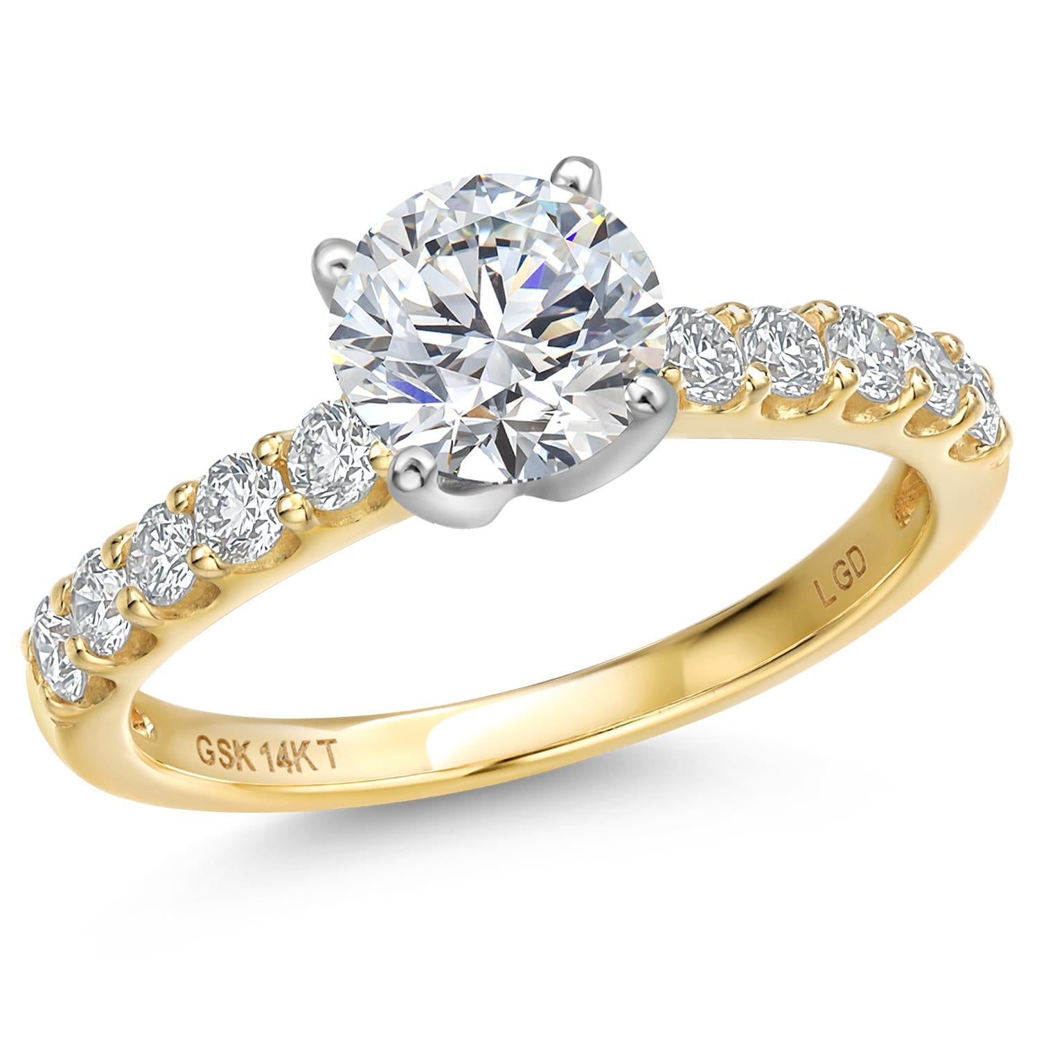 Center 1.5ct_9_Ring in 14K Two Tone Gold