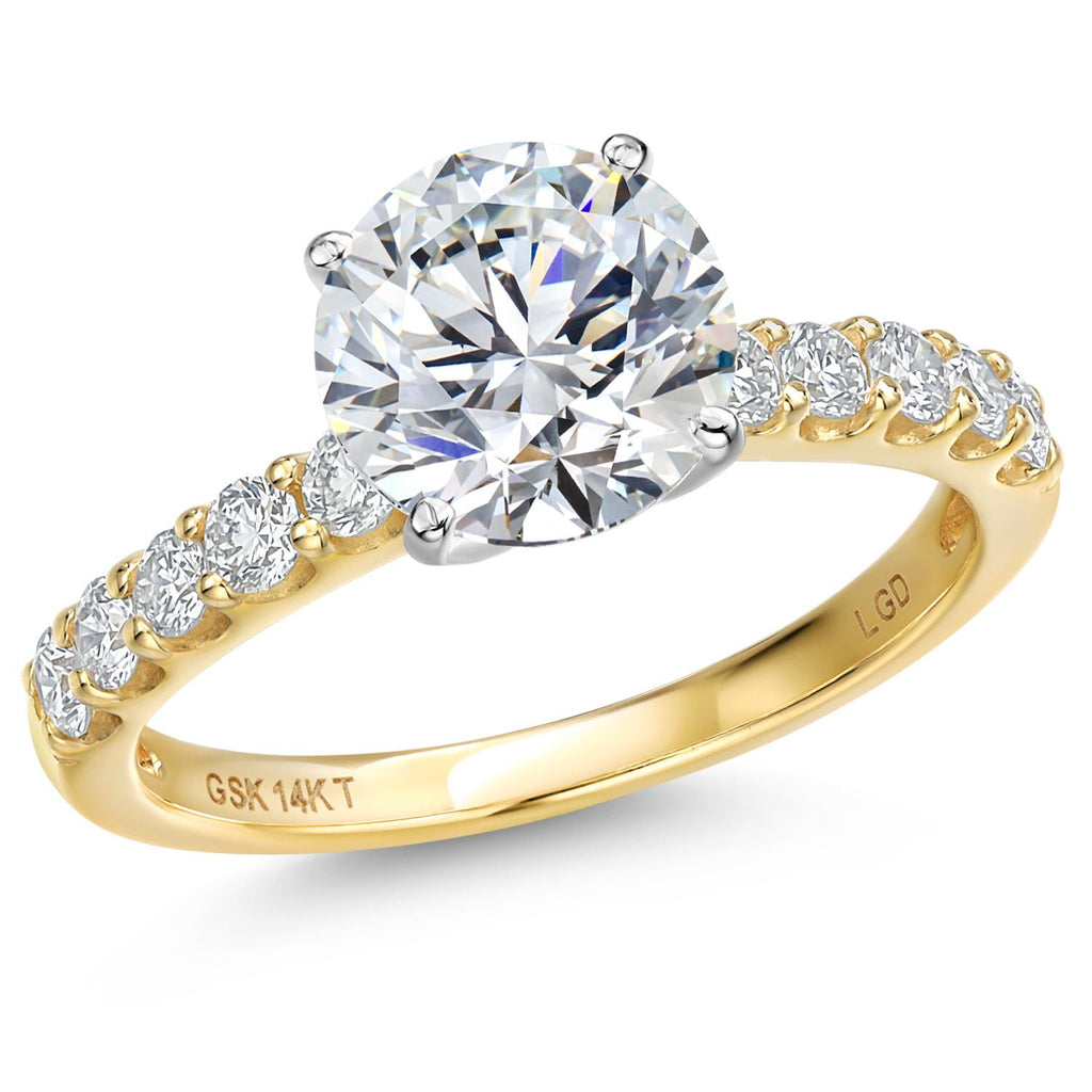 Center 3ct_6_Ring in 14K Two Tone Gold