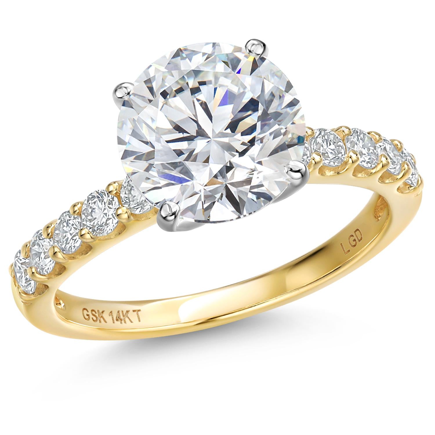 Center 4ct_5_Ring in 14K Two Tone Gold