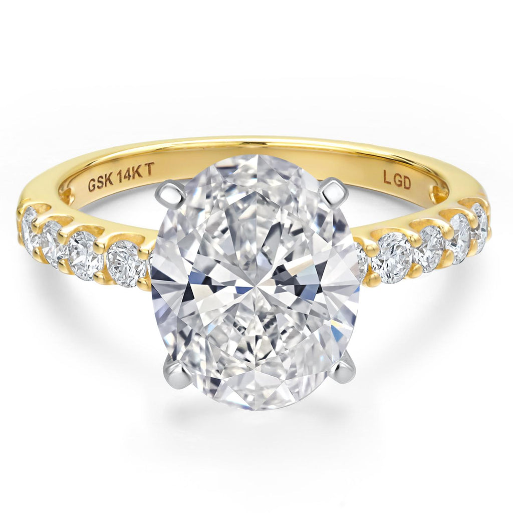 Center 4ct_Ring in 14K Two Tone Gold