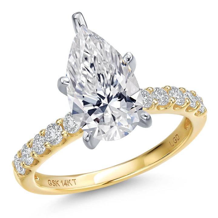 Center 4ct_Ring in 14K Two Tone Gold