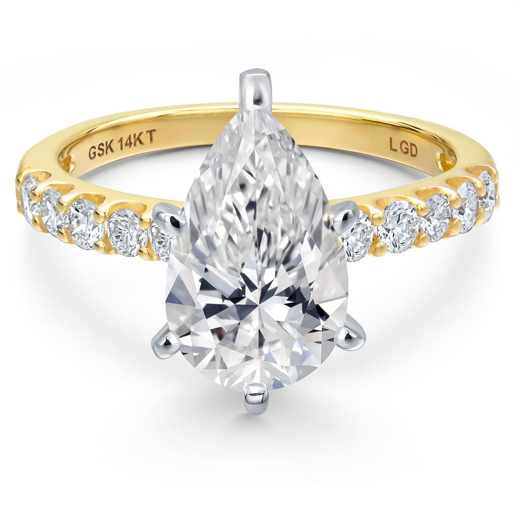 Center 4ct_Ring in 14K Two Tone Gold
