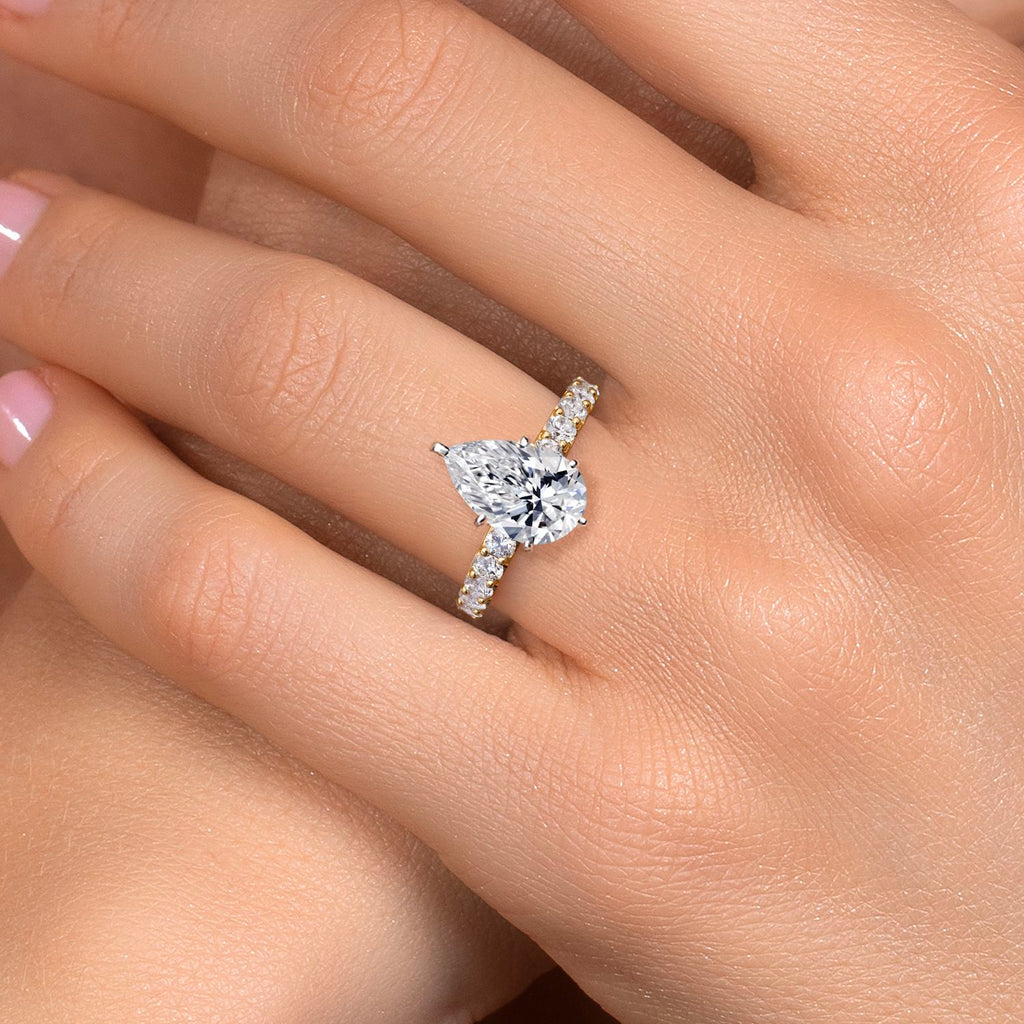 Center 4ct_Ring in 14K Two Tone Gold