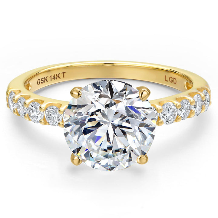 Center 4ct_Ring in 14K Yellow Gold