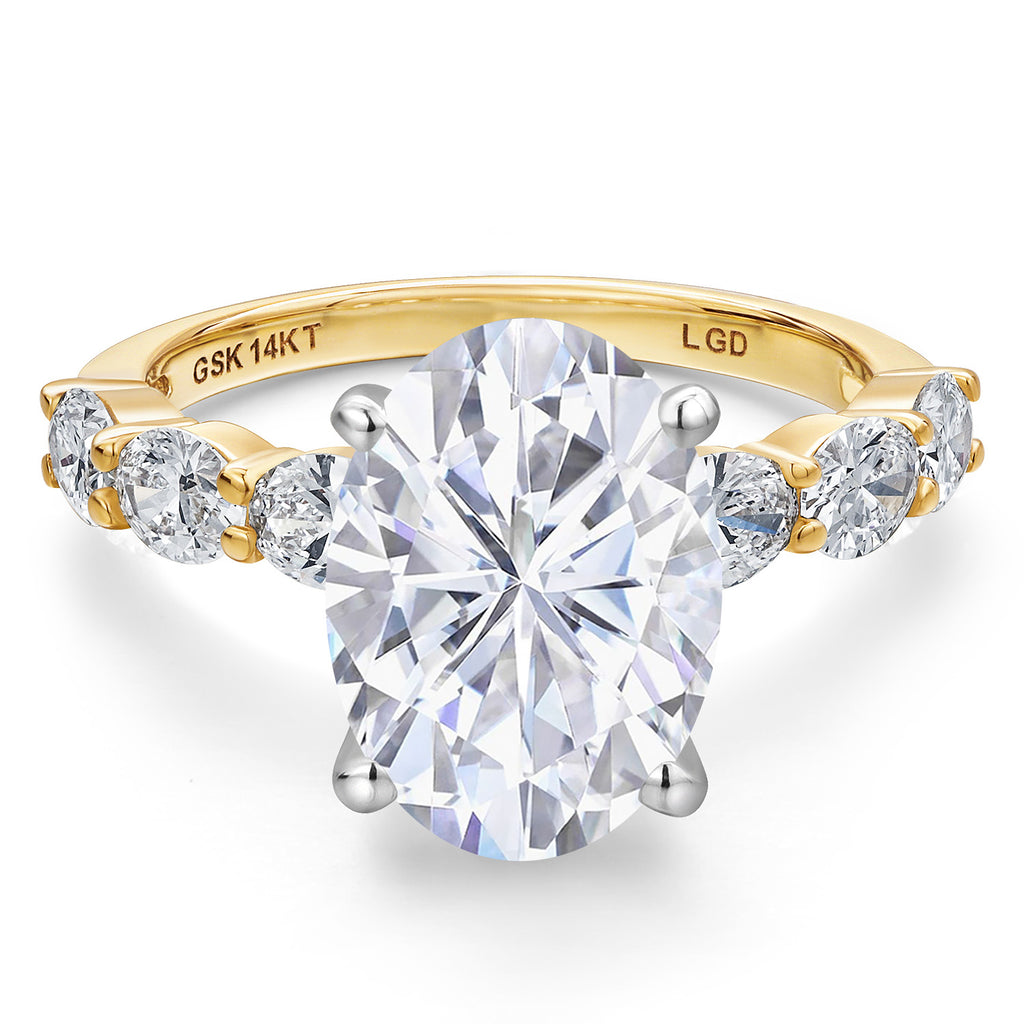 Ring in 14K Two Tone Gold