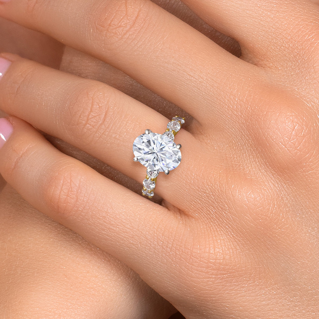 Ring in 14K Two Tone Gold