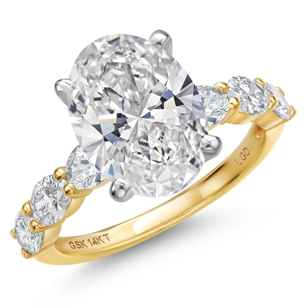Center 4ct_8_Ring in 14K Two Tone Gold