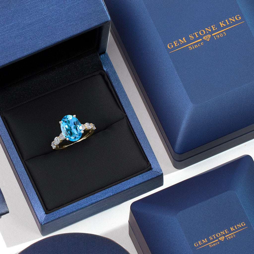 Ring in 14K Two Tone Gold