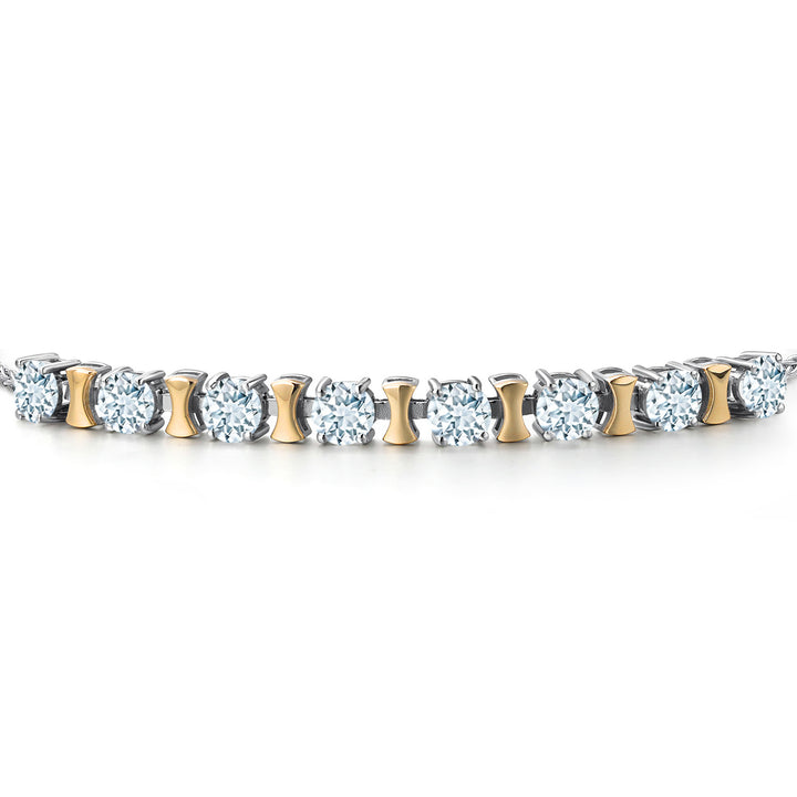 Bracelet in 925 Sterling Silver and 10K Yellow Gold