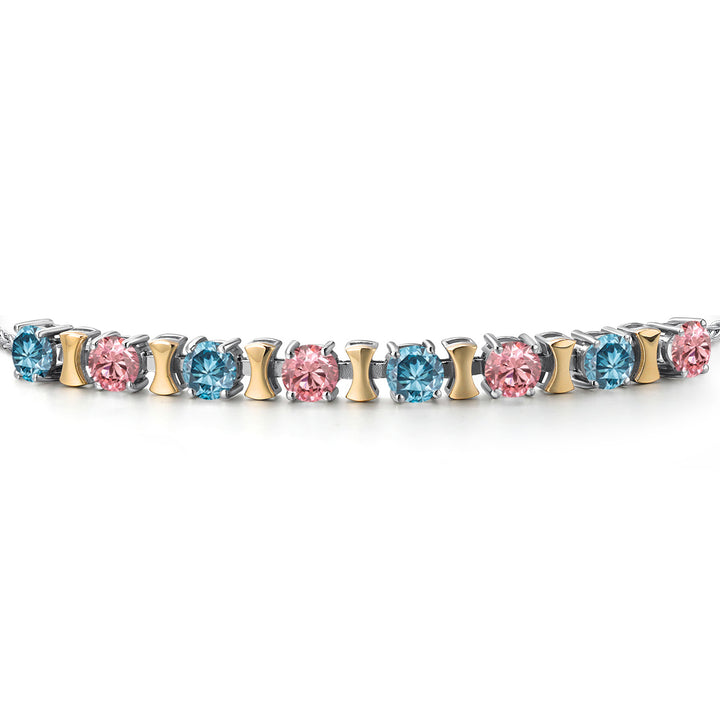Bracelet in 925 Sterling Silver and 10K Yellow Gold