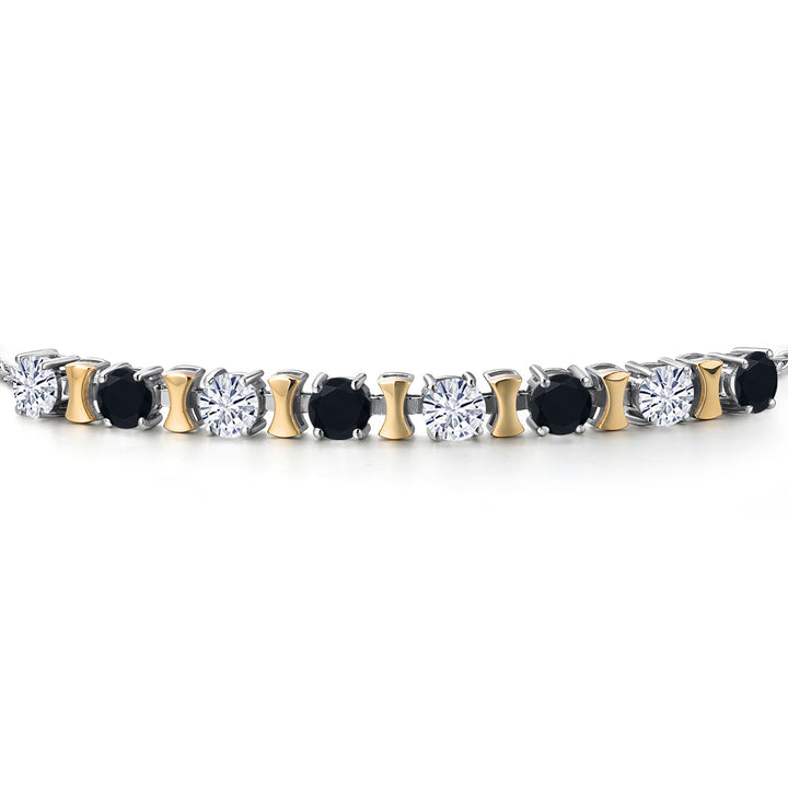 Bracelet in 925 Sterling Silver and 10K Yellow Gold