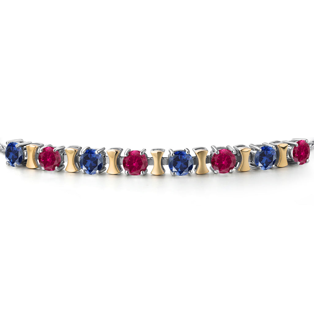 Bracelet in 925 Sterling Silver and 10K Yellow Gold