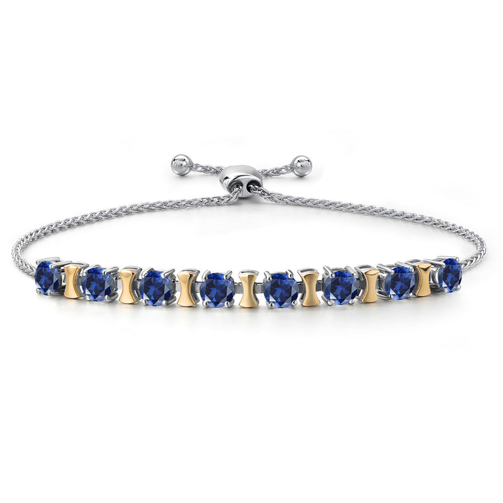 Bracelet in 925 Sterling Silver and 10K Yellow Gold