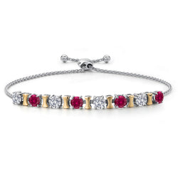 Bracelet in 925 Sterling Silver and 10K Yellow Gold