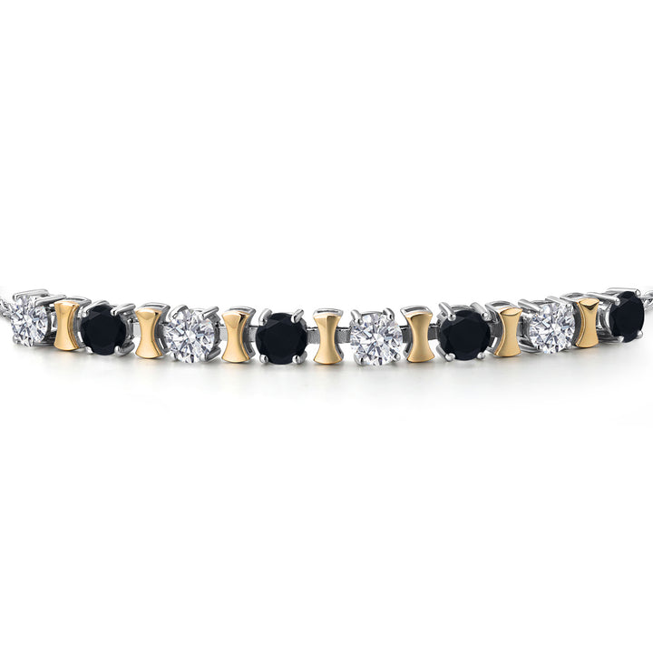 Bracelet in 925 Sterling Silver and 10K Yellow Gold