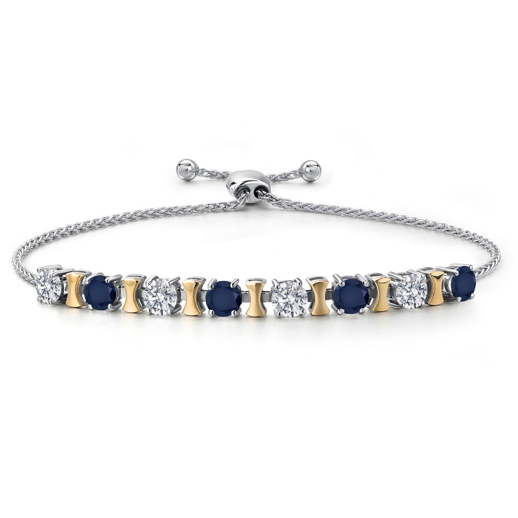 Bracelet in 925 Sterling Silver and 10K Yellow Gold